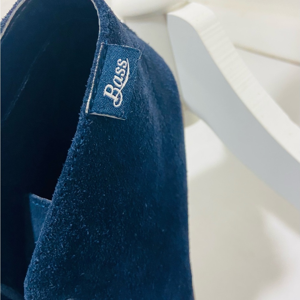 Bass Blue Suede Leather Woman's Ankle Boot / Chukka Size 8.5 M - Picture 15 of 15